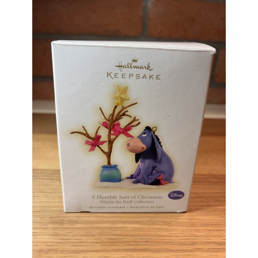 Hallmark / Disney Eeyore A Humble Sort Of Christmas Winnie The Pooh Ornament